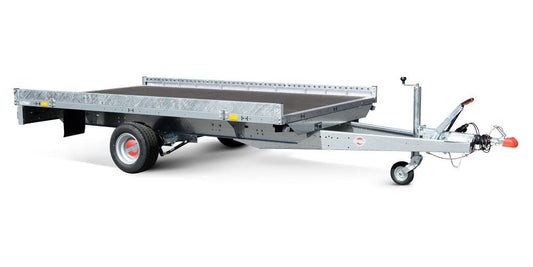 Carrier XL - SHA O2 15-30-18.1 mit seitlicher Reling und zwei ALU-Auffahrrampen 260 cm
