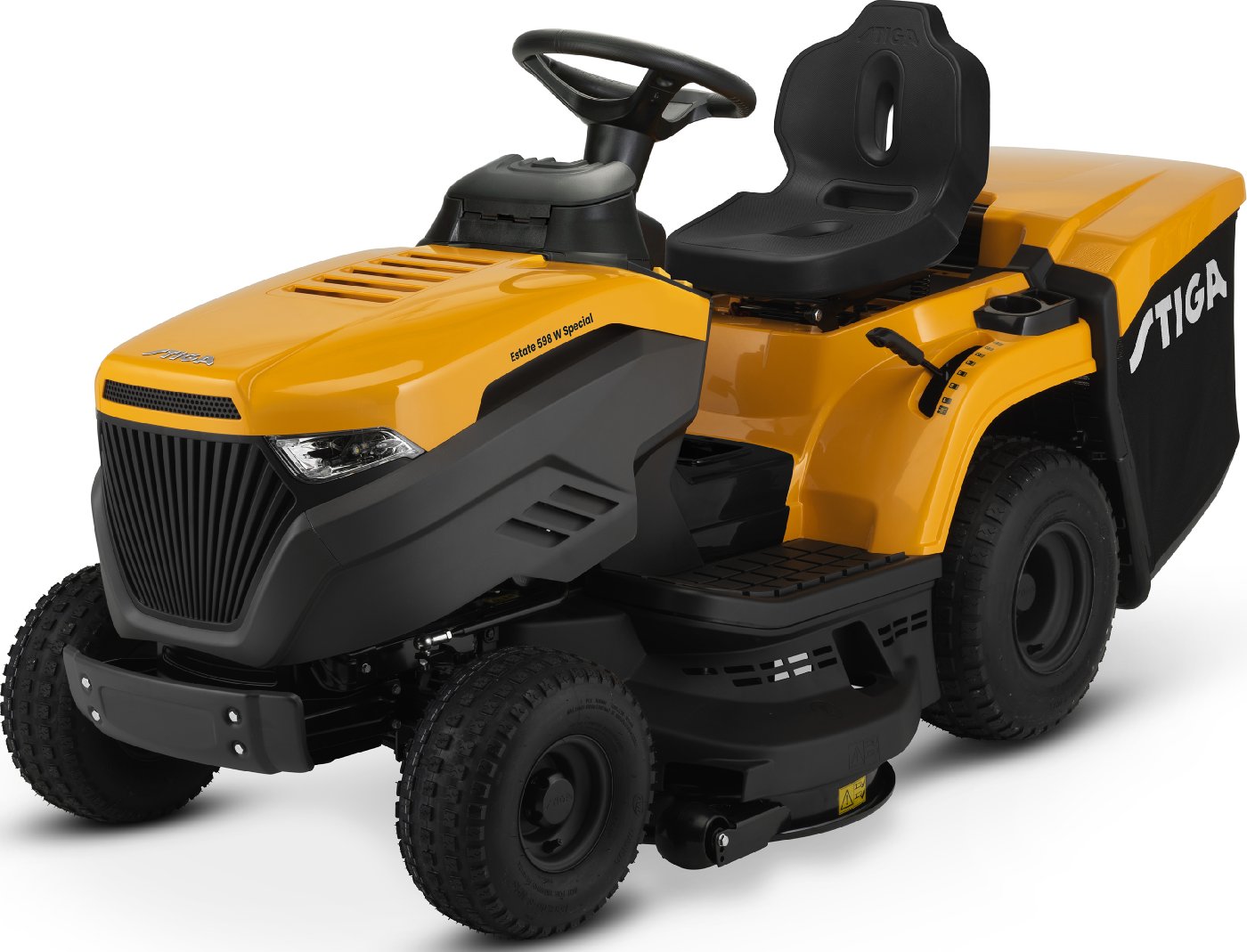 Stiga Rasentraktor Estate 598 W Special HONDA – Winterpaket mit Schneeschild und Schneeketten